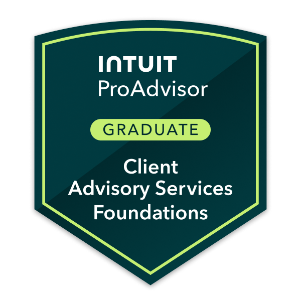 Intuit ProAdvisor Graduate — Client Advisory Services Foundations