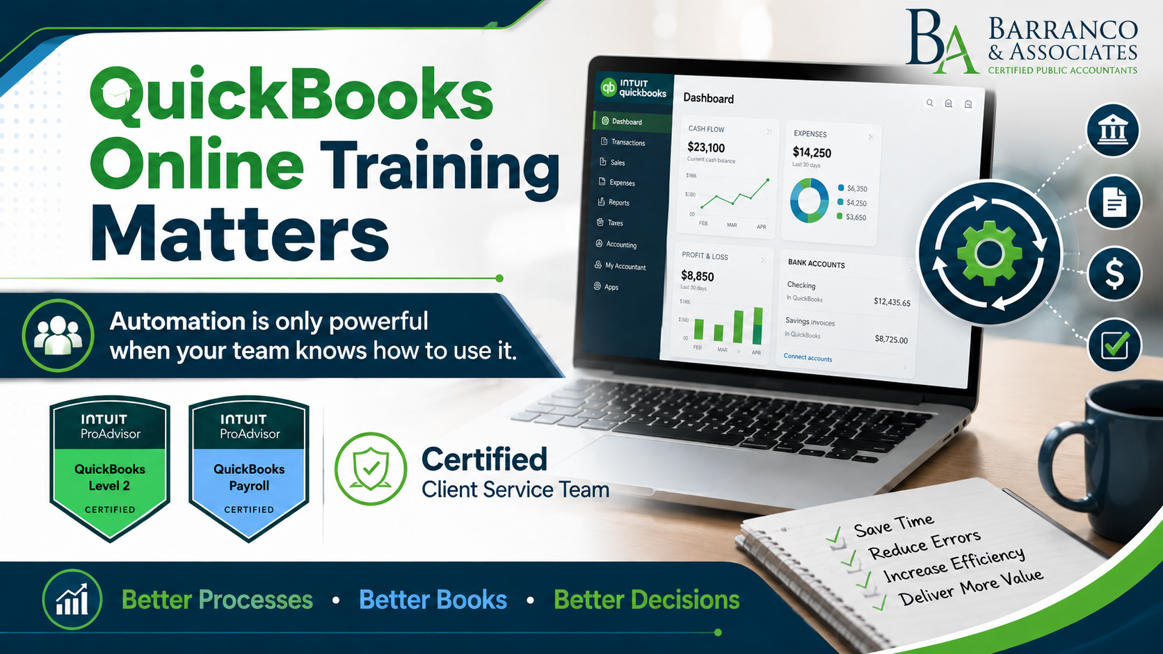 QuickBooks Online Is More Powerful Than Ever — But Only If Your Team Knows How to Use It